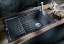 BLANCO 525883 Dřez Elon XL 6 S bez excentru Silgranit PuraDur černá