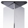 STRONG Stolová noha 710/80x80mm chrom