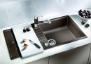 BLANCO 523272 Dřez Zia XL 6 S Compact s excentrem Silgranit PuraDur kávová