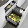 BLANCO 526210 Sorter Select II XL 60/3 Orga 1x30l+2x8l