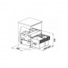 BLANCO 526210 Sorter Select II XL 60/3 Orga 1x30l+2x8l