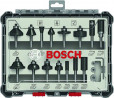 BOSCH 2607017471 15dílná sada fréz se stopkou pr. 6 mm