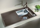 BLANCO 523216 Dřez Axia III 5 S InFino s excentrem Silgranit PuraDur šedá skála