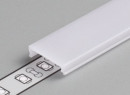 StrongLumio krycí lišta C k LED profilům naklapávací, 20m mléčná