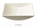 GETACORE umyvadlo GC-W-600 GC2011 Titan White bez přepadu
