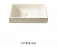 GETACORE umyvadlo GC-RG-400 GC2011 Titan White bez přepadu