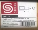 STRONG podpěra policová s návlekem 7/5mm zinek bílý