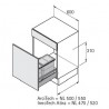HETTICH 9208752 Bin.it Smart 600 mm, 470 520 mm
