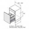 HETTICH 9208750 Bin.it Smart 450-500 mm 32l