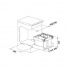 BLANCO 526640 Sorter Flexon II Low 50/3 1x19l+2x8l