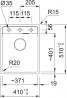 FRANKE Dřez MRG 610-37 RTL 410x510mm sahara