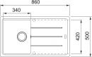 FRANKE Dřez BFG 611-86 860x500mm šedá břidlice