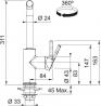 FRANKE Baterie FN 5541.082 Urban 2.0 sahara