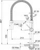 FRANKE Baterie FC 4170.503 Pescara Semi Pro celonerez antracit