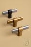 TULIP Knop Joliet steel grey/champagne bronze