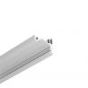 K-StrongLumio LED COB 24V 12W/m neutrální,Corner stříbrná,krytka mléčná,2m