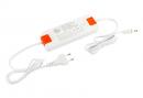K-StrongLumio LED COB 24V 12W/m teplá,Surface černá,krytka průsvitná,3m