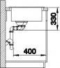 BLANCO 519654 Dřez Naya 8 S bez excentru Silgranit dřez vlevo antracit
