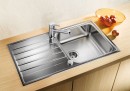 BLANCO 518519 Dřez Livit XL 6 S s excentrem 2 otvory nerez kartáčovaná