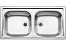 BLANCO 500372 Dřez Top EZ 8x4 bez excentru nerez přírodní lesklá