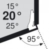 BLUM 79A9555.T závěs úhlový, typ II, vrut, 20°/95°