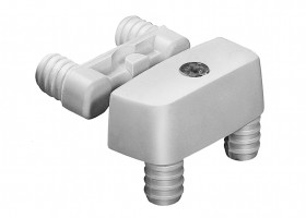 BLUM 40.2110 Pouzdro spojovacího kování k nalisování, bílé