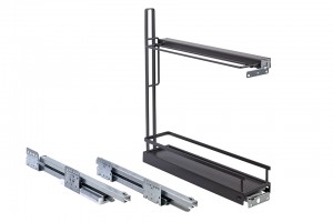 KES 002186 výsuvný držák na plechy, Arena Style, pravý, antracit