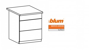 K-BLUM Servodrive sada, 1 korpus x 3zásuvky, korpus 760-769 mm