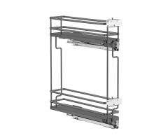 VIBO Galaxy, boční koš, 150mm, antracit, pravá