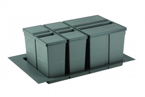 GOLLINUCCI Sorter 9XL System 800mm 1x26l+2x11l antracit