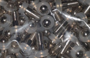 podpěra policová na sklo MV05-5/8m nikl transparentní