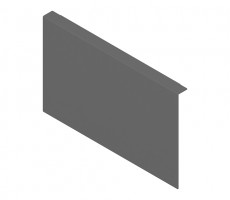 BLUM ZC7A0U0C Ambia-line adaptér pro dřevěná záda LBX/MVX C terra černá TS-M