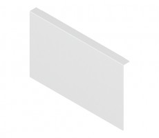 BLUM ZC7A0U0C Ambia-line adaptér pro dřevěná záda LBX/MVX C bílá SW-M