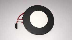 LED bodovka BAILEN 12V 3W černá bílá teplá