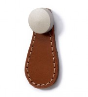 HETTICH 9113648 Knop Galati světle hnědá kůže