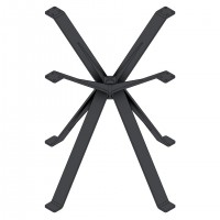 MILADESIGN EX 72080-4 centrální stolová noha čtyři ramena bílá