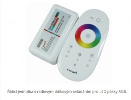 Dálkový ovládač + přijímač pro LED RGB