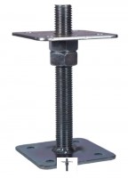 TK-patka pilíře s 2 maticemi volně, 110x110 - M24x330, galvanický zinek