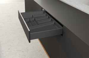 K-HETTICH AvanTech You 101/500 antracit + příborník OrgaTray 740 800 antracit