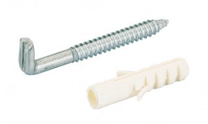 HETTICH 46103 závěsný hák 6x50 mm, hmoždinka 8x40 mm