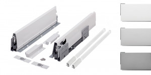 K-StrongBox H140/550mm s hranatým relingem barva titan