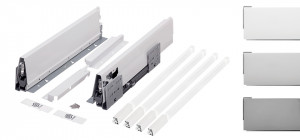 K-StrongBox H204/550mm se dvěma hranatými relingy barva titan