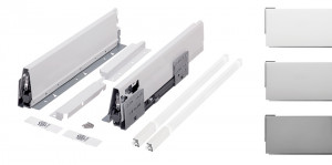 K-StrongBox H204/550mm s jedním hranatým relingem barva titan