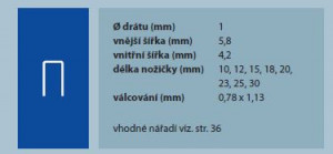 Spona 343/10mm zinek M, 12600 ks