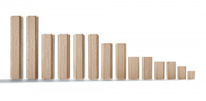 FESTOOL 498214 Kolíky bukové DOMINO D 10x80/150 BU