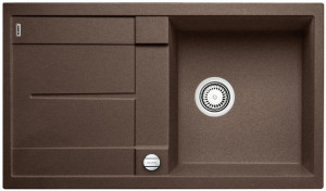 BLANCO 515041 Dřez Metra 5 S s excentrem Silgranit PuraDur kávová