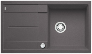 BLANCO 518871 Dřez Metra 5 S s excentrem Silgranit PuraDur šedá skála