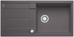 BLANCO 518881 Dřez Metra XL 6 S s excentrem Silgranit PuraDur šedá skála