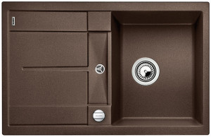BLANCO 515038 Dřez Metra 45 S s excentrem Silgranit PuraDur kávová