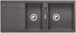 BLANCO 518884 Dřez Metra 8 S bez excentru Silgranit PuraDur šedá skála